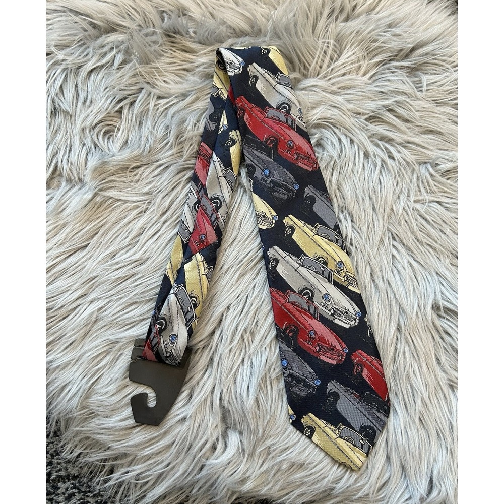 Classic Car Themed Men's Tie